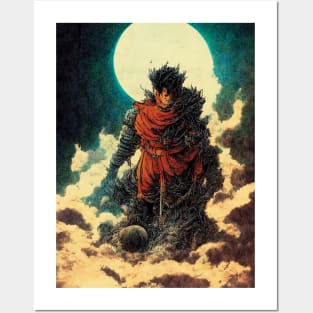 GOKU PAINTING ART Posters and Art